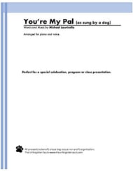 You're My Pal Unison choral sheet music cover Thumbnail